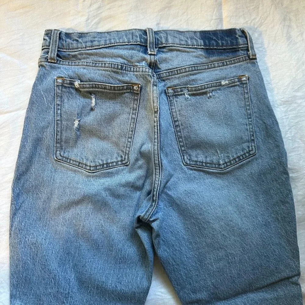 Abercrombie & Fitch The Skinny Distressed High Rise Jeans - Size 8 / 29 R - Picture 10 of 12